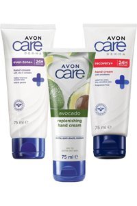 Avon Care Karışık Kuru Ciltler Organik Vegan Parfümlü El Kremi 3x75 ml