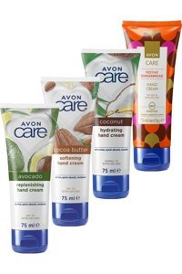 Avon Care Karışık Kuru Ciltler Organik Vegan Parfümsüz El Kremi 4x75 ml