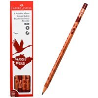 Faber-Castell Anadolu Mirası 6'lı Yuvarlak Siyah 2B Kurşun Kalem Seti