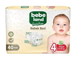 Bebeland 4 Numara Cırtlı Bebek Bezi 100 Adet