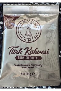 Asude Hanım Sade Orta Kavrulmuş Türk Kahvesi 5x100 gr