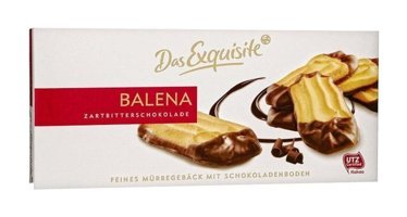 Das Exquisite Balena Bitter Çikolatalı Bisküvi 125 gr