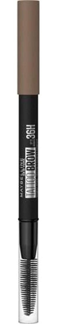 Maybelline New York Asansörlü Çift Taraflı Fırçalı Kalın Uçlu Suya Dayanıklı Kaş Kalemi Kahverengi