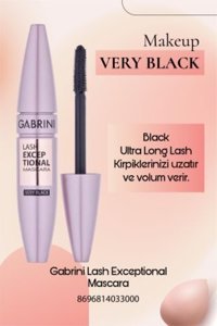Gabrini Lash Exceptıonal Uzunluk Veren Siyah Maskara