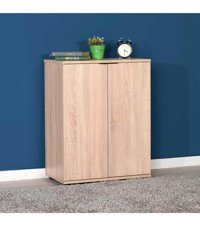 Adore Mobilya 2 Kapaklı 5 Raflı Ceviz 78 x 60 x 34 cm