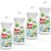 Borline Limon Kokulu El Bulaşık Deterjanı 4x650 ml