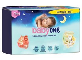 Babyone 6 Numara Cırtlı Bebek Bezi 20 Adet