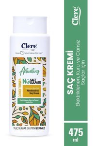 Clere Nemlendirici Hindistan Cevizi Shea Kuru Saçlar İçin Saç Kremi 475 ml
