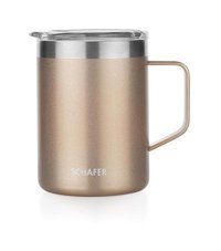 Schafer Iron Man Çelik 350 ml Bardak Termos Rose Gold