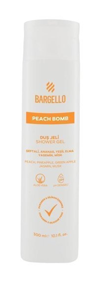 Bargello Peach Bomb Ananas Elma Misk Şeftali Yasemin Duş Jeli 300 ml