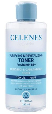 Celenes Thermal Tüm Cilt Tipleri İçin Yüz Temizleyici Likit Tonik 201 ml