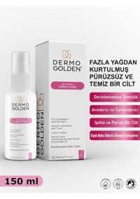 Dermo Golden Yağlı ve Karma Ciltler İçin Salisilik Asitli Gözenek Sıkılaştırıcı Sprey Tonik 150 ml