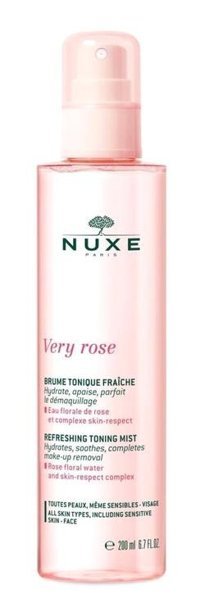 Nuxe Very Rose Tüm Cilt Tipleri İçin Yüz Temizleyici Sprey Tonik 200 ml