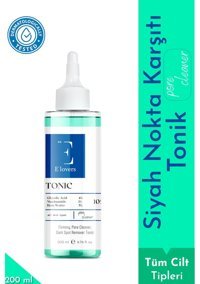 E'lovers Tüm Cilt Tipleri İçin Gözenek Sıkılaştırıcı Leke Giderici Likit Tonik 200 ml