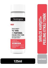 Neutrogena Akneye Meyilli Ciltler İçin Aha+Bha Leke Giderici Yüz Temizleyici Likit Tonik 125 ml