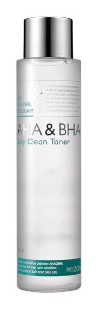 Mizon Hassas Ciltler İçin Aha+Bha Gözenek Sıkılaştırıcı Yüz Temizleyici Likit Tonik 150 ml