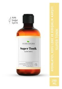 Herbaderm Glow Skin Tüm Cilt Tipleri İçin Leke Giderici Likit Tonik 250 ml