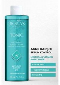 Biolea's Skincare Yağlı Ciltler İçin Salisilik Asitli Gözenek Sıkılaştırıcı Likit Tonik 200 ml
