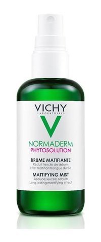 Vichy Normaderm Phytosolution Akneye Meyilli ve Yağlı Ciltler İçin Yüz Temizleyici Sprey Tonik 100 ml