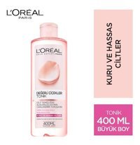 L'Oréal Paris Kuru ve Hassas Ciltler İçin Yüz Temizleyici Likit Tonik 400 ml