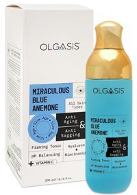 Olgasis Anti-Wrinkle Tüm Cilt Tipleri İçin Gözenek Sıkılaştırıcı Yüz Temizleyici Jel Tonik 200 ml