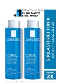 La Roche Posay Effaclar Akneye Meyilli Ciltler İçin Gözenek Sıkılaştırıcı Likit Tonik 200 ml