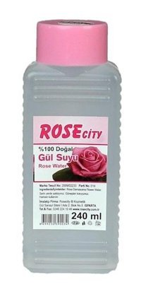 Rose City Doğal Tüm Cilt Tipleri İçin Gözenek Sıkılaştırıcı Yüz Temizleyici Likit Tonik 240 ml