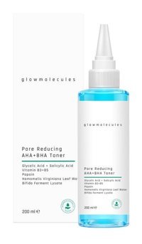 Glowmolecules Tüm Cilt Tipleri İçin Aha+Bha Salisilik Asitli Gözenek Sıkılaştırıcı Likit Tonik 200 ml
