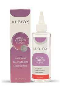 Albiox Tüm Cilt Tipleri İçin Salisilik Asitli Gözenek Sıkılaştırıcı Leke Giderici Likit Tonik 200 ml