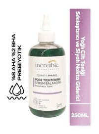 Increible Laboratories Normal ve Karma Ciltler İçin Aha+Bha Gözenek Sıkılaştırıcı Likit Tonik 250 ml