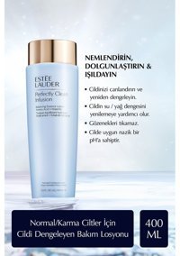 Estée Lauder Perfectly Soft Clena Infusion Balancing Tüm Cilt Tipleri İçin Gözenek Sıkılaştırıcı Leke Giderici Losyon Tonik 400 ml