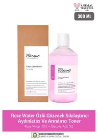 Hello Cocosmo Tüm Cilt Tipleri İçin Gözenek Sıkılaştırıcı Likit Tonik 300 ml