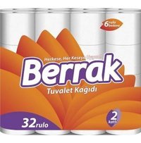Berrak 2 Katlı 32'li Rulo Tuvalet Kağıdı