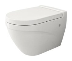 Bagno Bianco Seramik Gömme Duvara Sıfır Asma Gömme Klozet Beyaz + Yavaş Kapanan Slim Kapak