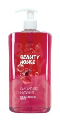 Beauty House Ahududu Böğürtlen Çilekli Duş Jeli 1 lt