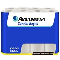 Avansas 2 Katlı 24'lü Rulo Tuvalet Kağıdı