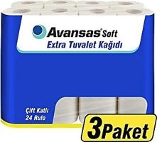 Avansas 2 Katlı 72'li Rulo Tuvalet Kağıdı