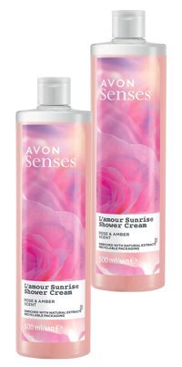 Avon Amber Gül Duş Jeli 2x500 ml