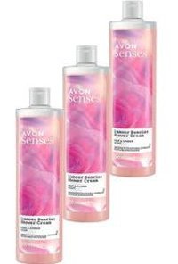 Avon Amber Gül Duş Jeli 3x500 ml