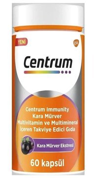 Centrum Immunity Yetişkin Kara Mürver 60 Adet