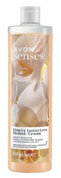 Avon Beyaz Şeftalili Vanilyalı Duş Jeli 500 ml