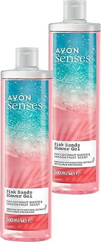 Avon Ejder Meyvesi Pembe Hindistan Cevizi Suyu Duş Jeli 2x500 ml