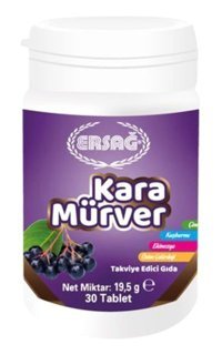 Ersağ Yetişkin Kara Mürver 30 Adet