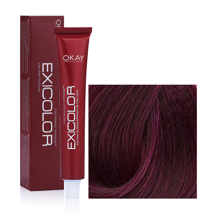 Exicolor 4.20 Patlıcan Moru Krem Saç Boyası 2x60 ml