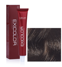 Exicolor 4.71 Yoğun Küllü Kahve Krem Saç Boyası 2x60 ml