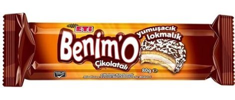 Eti Benimo Beyaz Çikolatalı Bisküvi 80 gr