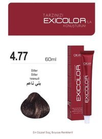 Exicolor 4.77 Bitter Krem Saç Boyası 2x60 ml