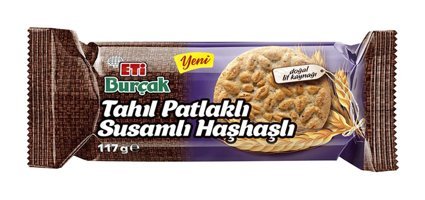 Eti Burçak Haşhaşlı Susamlı Bisküvi 117 gr