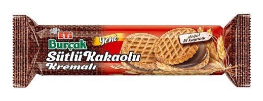 Eti Burçak Sütlü Kakao Kremalı Bisküvi 12x100 gr