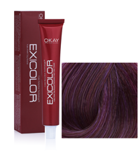 Exicolor 6.20 Patlıcan Mor Krem Saç Boyası 2x60 ml